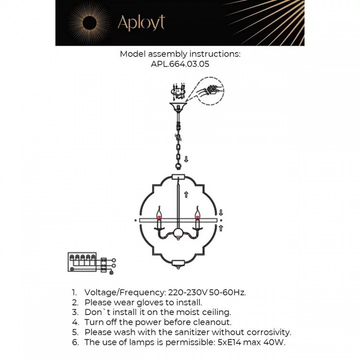 Подвесная люстра Aployt Sharlotta APL.664.03.05 2_AP_APL.664.03.05.webp big