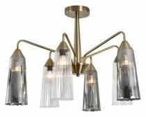 Люстра на штанге Indigo Campana 13028/6R Brass 1_INDG_V000509.webp small