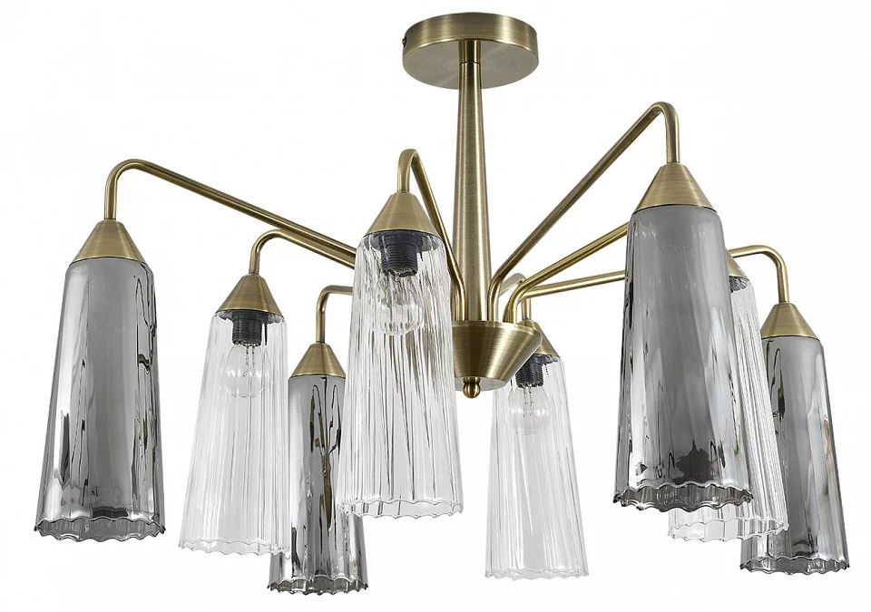 Люстра на штанге Indigo Campana 13028/8R Brass 0_INDG_V000510.webp big