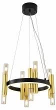 Подвесная люстра Indigo Fiamma 13027/8P Black 1_INDG_V000106L.webp small