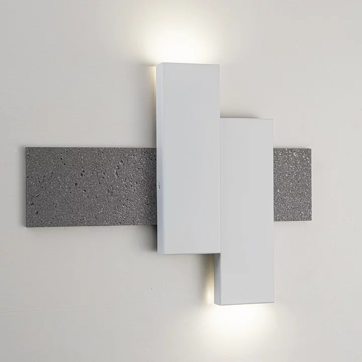Накладной светильник Indigo Avanzato 14023/2W Silver stone 2_INDG_V000119L.webp big