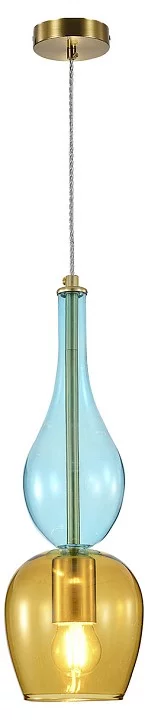 Подвесной светильник Indigo Millefiori 11065/1P Amber 1_INDG_V000547.webp big