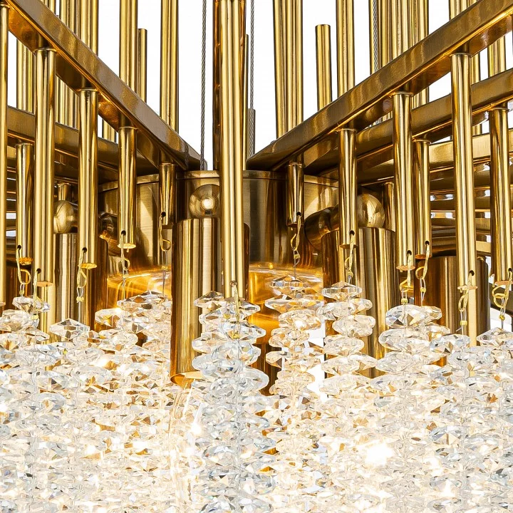 Подвесная люстра Indigo Cappella 12052/10P Gold 3_INDG_V000603.webp big