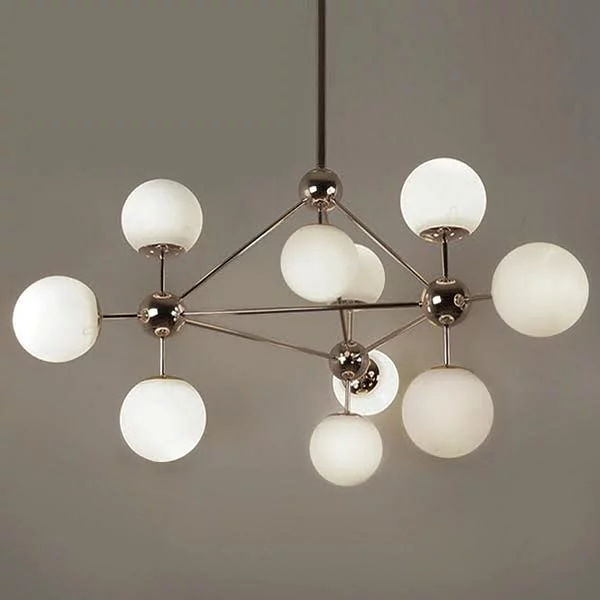 Люстра на штанге Imperiumloft Modo Chandelier White Glass 40,514 0_IMPR_73451-22.webp big