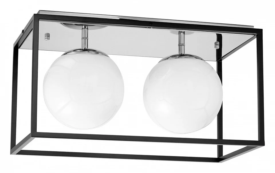 Накладной светильник LUMINA DECO  LDC 8060-2 CHR+BK 2_LMD_LDC_8060-2_CHR_BK.webp big