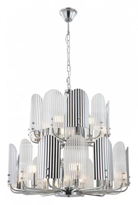 Подвесная люстра iLamp Dolce 15571-12 CR+MULT 1_La_15571-12_CR_MULT.webp big