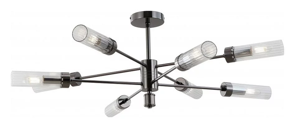 Люстра на штанге iLamp Evolution 15609-8 AN+CL 0_La_15609-8_AN_CL.webp big