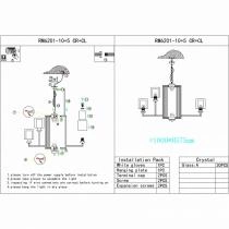 Подвесная люстра iLamp King RM6201-10+5 CR+CL 1_La_RM6201-10_5_CR_CL.webp small