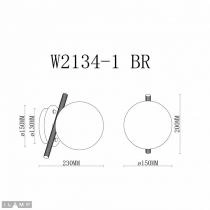 Бра iLamp Golden W2134-1 BR 1_La_W2134-1_BR.webp small