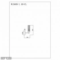 Бра iLamp Evolution W15609-1 AN+CL 1_La_W15609-1_AN_CL.webp small