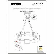Подвесная люстра iLamp Dallas 2078-D890 BR 2_La_2078-D890_BR.webp small