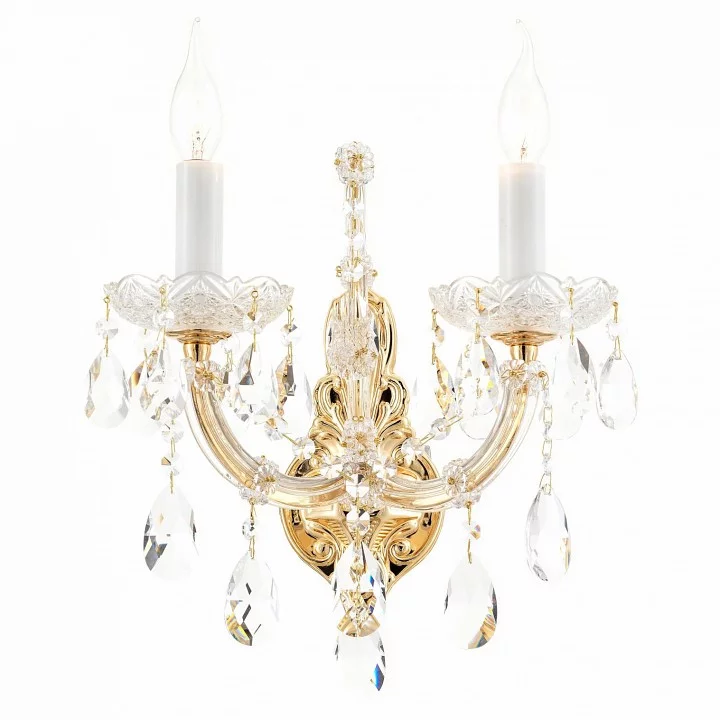 Бра iLamp Diamond W6071-2 GD+CL 0_La_W6071-2_GD_CL.webp big