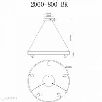 Подвесная люстра iLedex Vision 2060-D800 BK 2_iLed_2060-D800_BK.webp small