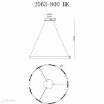 Подвесной светильник iLedex Vision 2063-D800 BK 2_iLed_2063-D800_BK.webp small