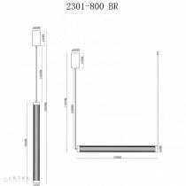 Подвесной светильник iLedex Rocks 2301-800 BR 2_iLed_2301-800_BR.webp small
