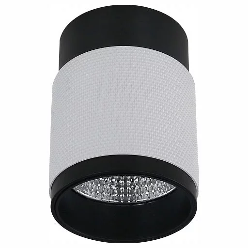 Накладной светильник iLedex Delta 1955-10W-3000K-36 BK+WH 0_La_1955-10W-3000K-36_BK_WH.webp big