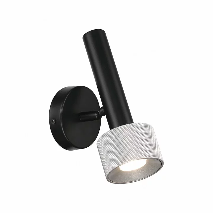 Бра iLedex Delta 2360-1 BK+SL 1_La_2360-1_BK_SL.webp big