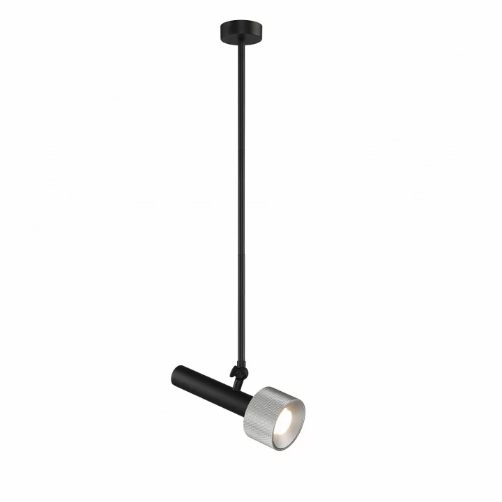 Светильник на штанге iLedex Delta 2361-1 BK+SL 1_La_2361-1_BK_SL.webp big