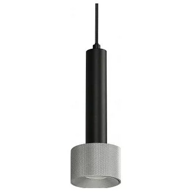 Подвесной светильник iLedex Delta 2362-1 BK+SL 0_La_2362-1_BK_SL.webp big
