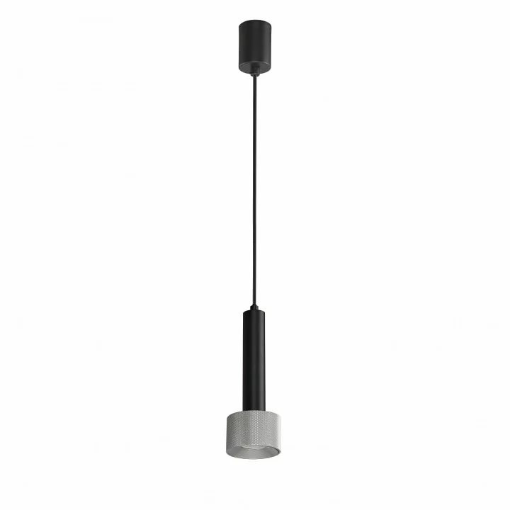 Подвесной светильник iLedex Delta 2362-1 BK+SL 1_La_2362-1_BK_SL.webp big