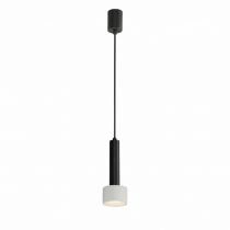 Подвесной светильник iLedex Delta 2362-1 BK+WH 1_La_2362-1_BK_WH.webp small