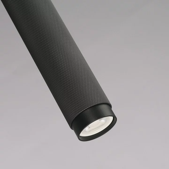 Подвесной светильник iLedex Delta 2366-1 BK+GRP 3_La_2366-1_BK_GRP.webp big
