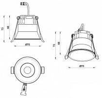 Встраиваемый светильник iLedex Mars 207-7W-D75-4000K-24DG-BK 3_iLed_207-7W-D75-4000K-24DG-BK.webp small