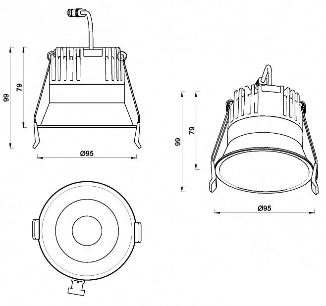 Встраиваемый светильник iLedex Mars 212-12W-D95-3000K-24DG-BK 4_iLed_212-12W-D95-3000K-24DG-BK.webp big