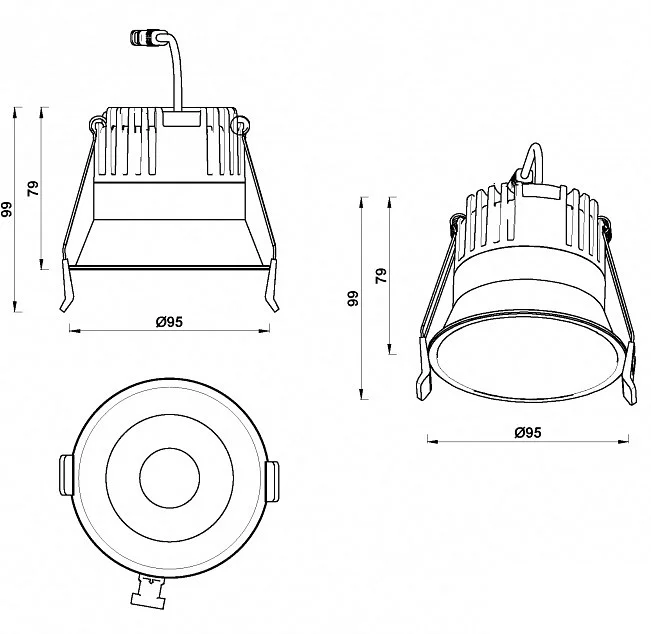 Встраиваемый светильник iLedex Mars 212-12W-D95-4000K-24DG-BK 3_iLed_212-12W-D95-4000K-24DG-BK.webp big