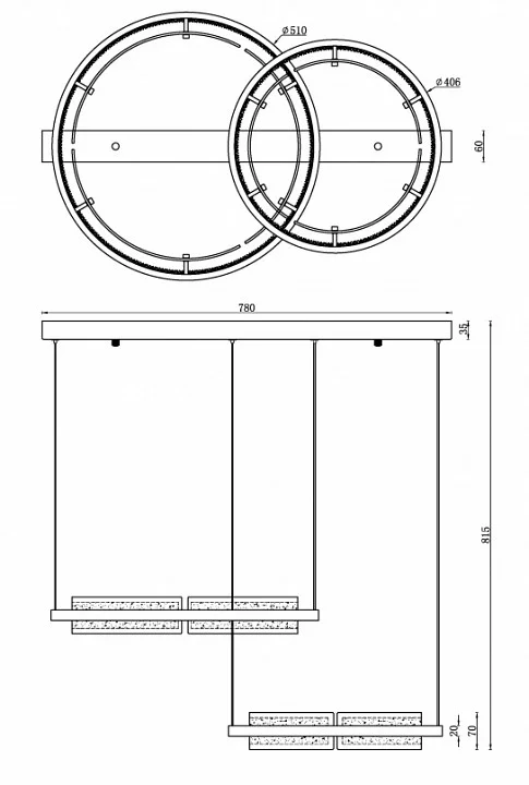 Подвесной светильник iLedex Meridian C4716-78 MBK 1_iLed_C4716-78_MBK.webp big