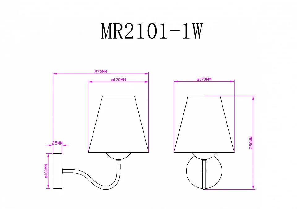 Бра MyFar Charlotte MR2101-1W 6_MFR_MR2101-1W.webp big