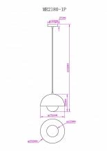 Подвесной светильник MyFar Dorothy MR2180-1P 4_MFR_MR2180-1P.webp small