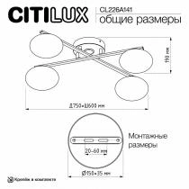 Потолочная люстра Citilux Atman Smart CL226A141 8_CL226A141.webp small