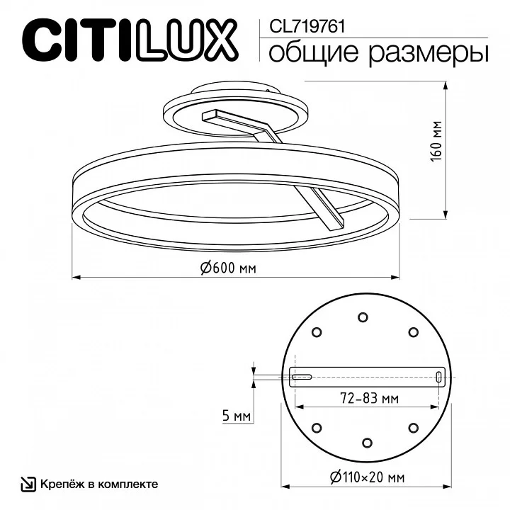 Светильник на штанге Citilux Дуэт CL719761 8_CL719761.webp big