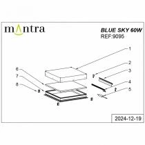 Встраиваемый светильник Mantra Blue Sky 9095 4_MN_9095.webp small