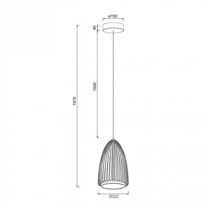 Подвесной светильник Mantra Smart 9017 3_MN_9017.webp big