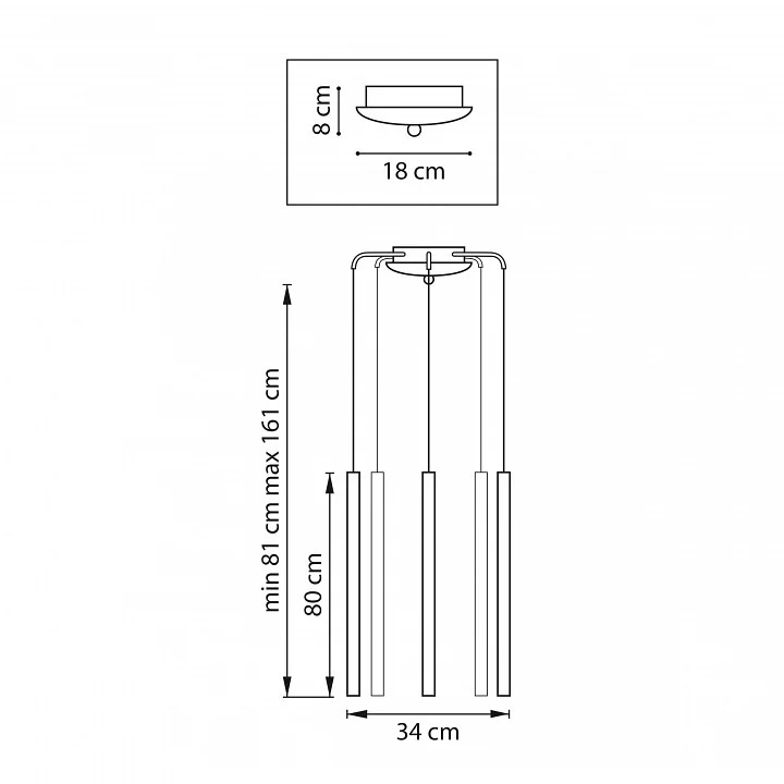 Подвесная люстра Lightstar Tubo L5T747447 2_LS_L5T747447.webp big