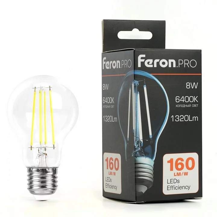 Лампа светодиодная Feron LB-1108 E27 8Вт 6400K 48894 4_FE_48894.webp big