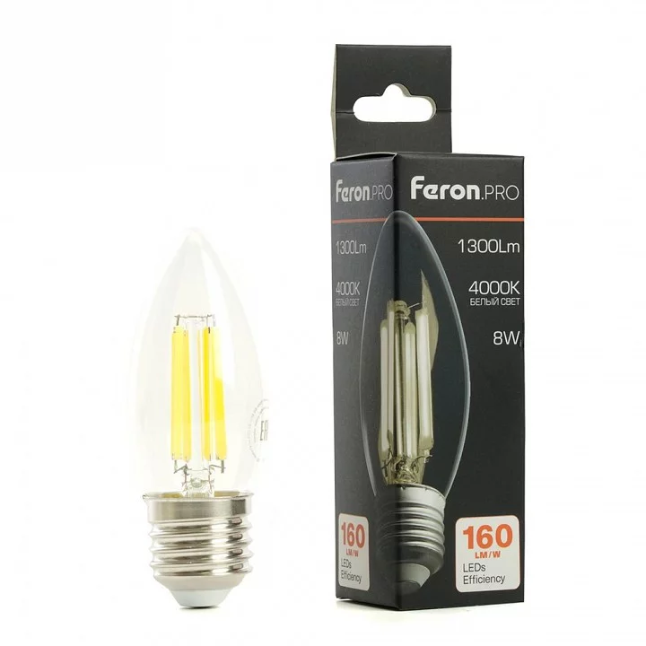 Лампа светодиодная Feron LB-1208 E27 8Вт 4000K 51242 4_FE_51242.webp big