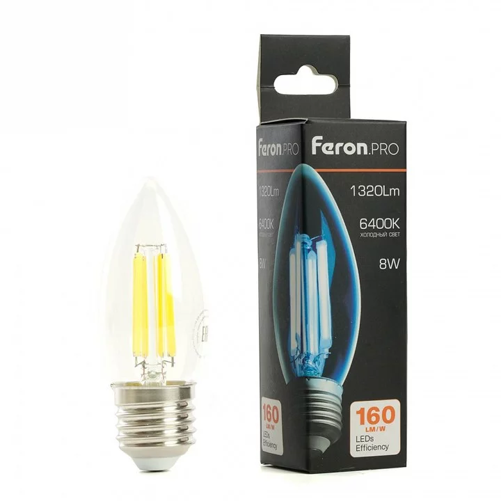 Лампа светодиодная Feron LB-1208 E27 8Вт 6400K 51243 4_FE_51243.webp big