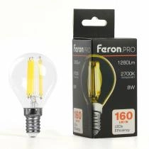 Лампа светодиодная Feron LB-1708 E14 8Вт 2700K 51259 5_FE_51259.webp small