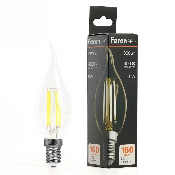 Лампа светодиодная Feron LB-1216 E14 6Вт 4000K 51263 4_FE_51263.webp big