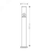 Наземный низкий светильник Feron DH1305 51333 5_FE_51333.webp small