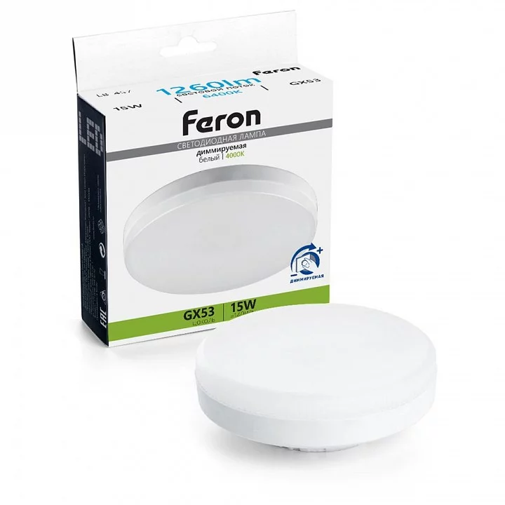 Лампа светодиодная Feron LB-457 GX53 15Вт 6400K 51069 1_FE_51069.webp big