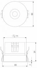 Встраиваемый светильник Elektrostandard Bliss a069408 7_ELK_a069408.webp small