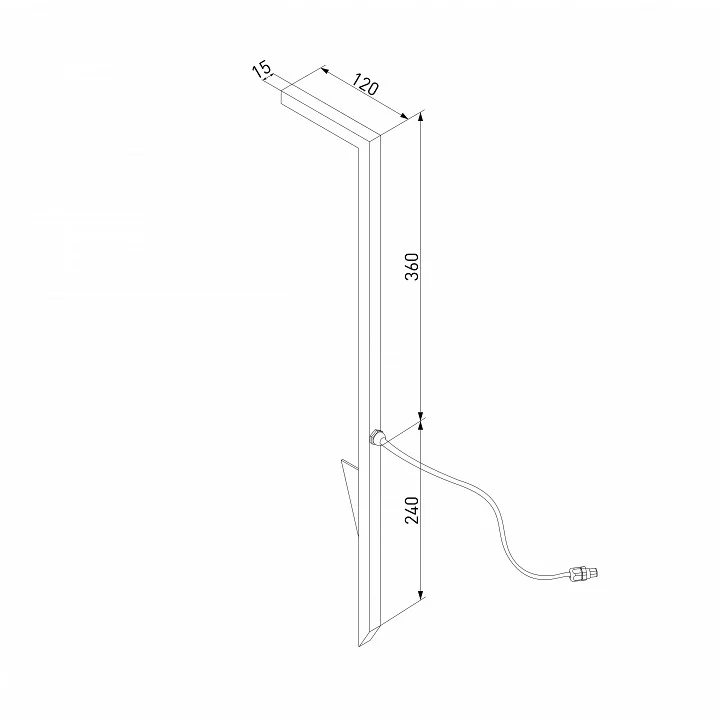 Наземный низкий светильник Elektrostandard Stels 35181/S 3_ELK_a067902.webp big