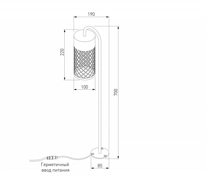 Наземный низкий светильник Elektrostandard Ombra 35179/S 2_ELK_a067899.webp big