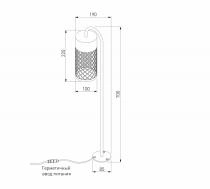 Наземный низкий светильник Elektrostandard Ombra 35179/S 2_ELK_a067899.webp small