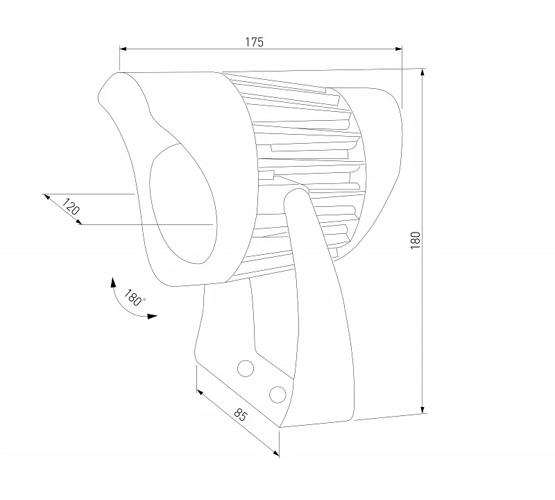 Настенный прожектор Elektrostandard Landscape 35186/S 4_ELK_a069768.webp big