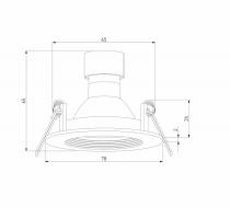 Встраиваемый светильник Elektrostandard City 25060/01 4_ELK_a070141.webp small